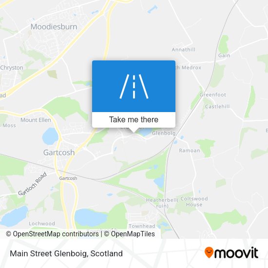 Main Street Glenboig map