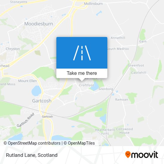Rutland Lane map