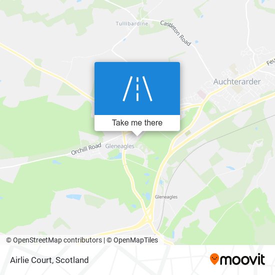 Airlie Court map