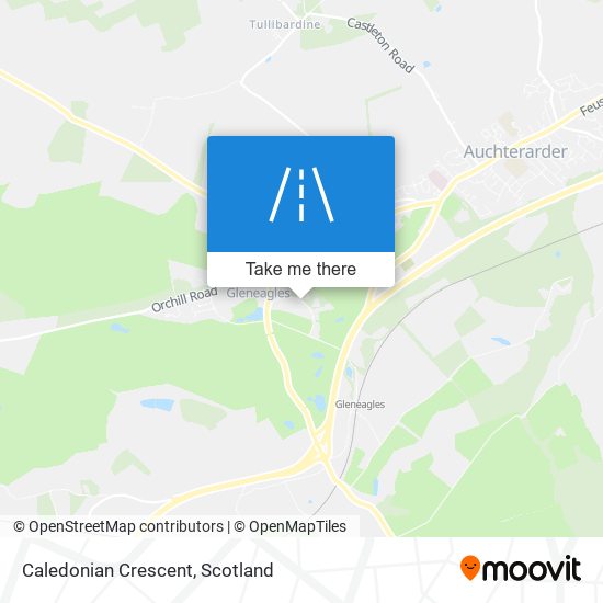 Caledonian Crescent map