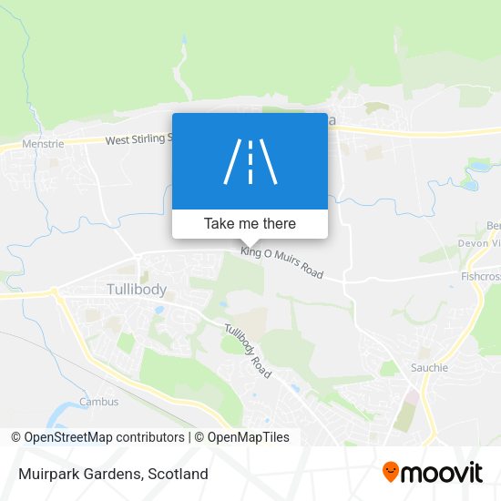 Muirpark Gardens map
