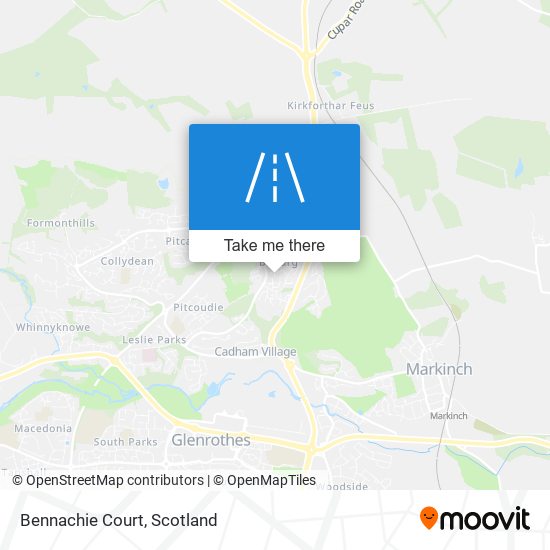 Bennachie Court map