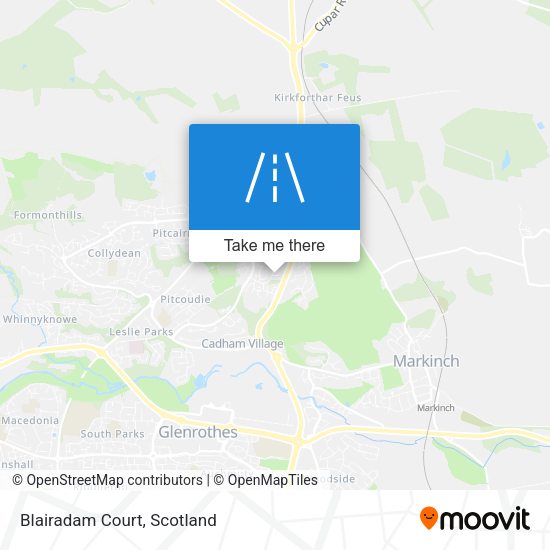 Blairadam Court map