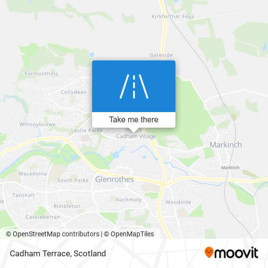 Cadham Terrace map