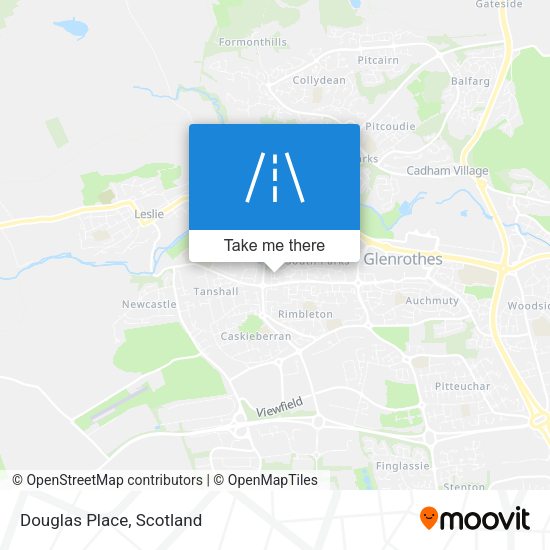Douglas Place map