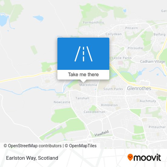 Earlston Way map