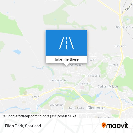 Ellon Park map