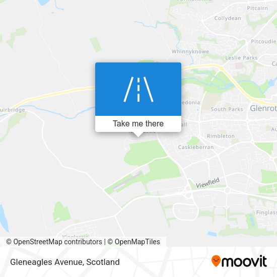Gleneagles Avenue map