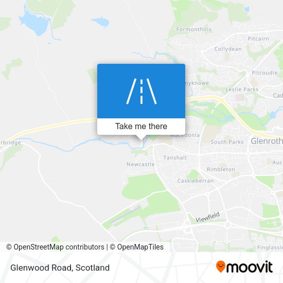Glenwood Road map