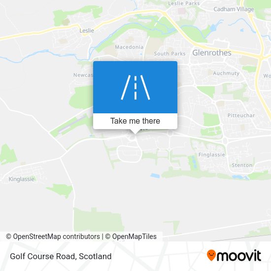Golf Course Road map