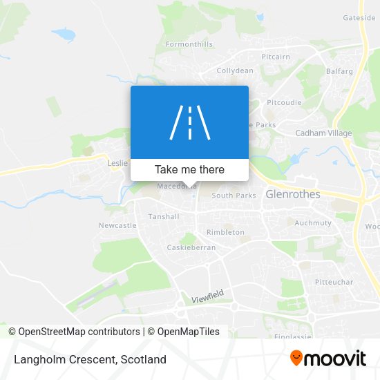Langholm Crescent map