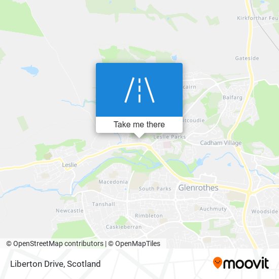 Liberton Drive map