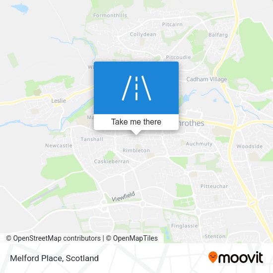 Melford Place map