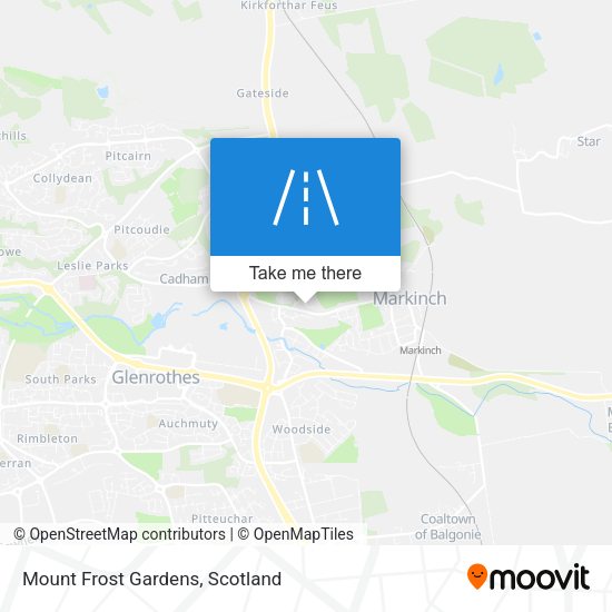 Mount Frost Gardens map