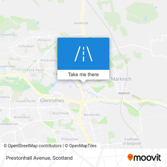 Prestonhall Avenue map