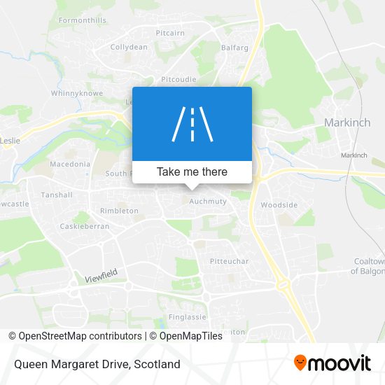 Queen Margaret Drive map