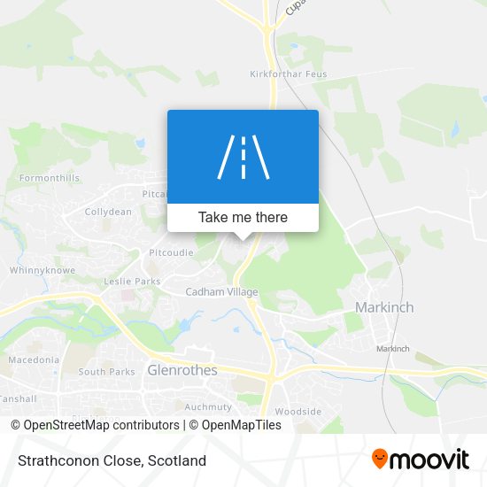 Strathconon Close map