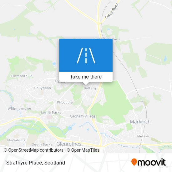 Strathyre Place map