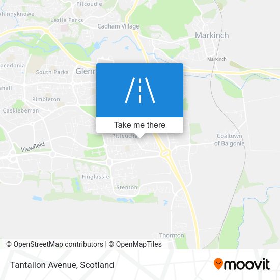 Tantallon Avenue map
