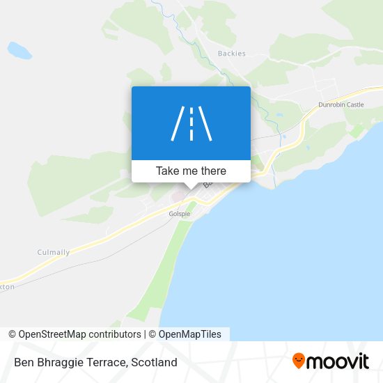 Ben Bhraggie Terrace map