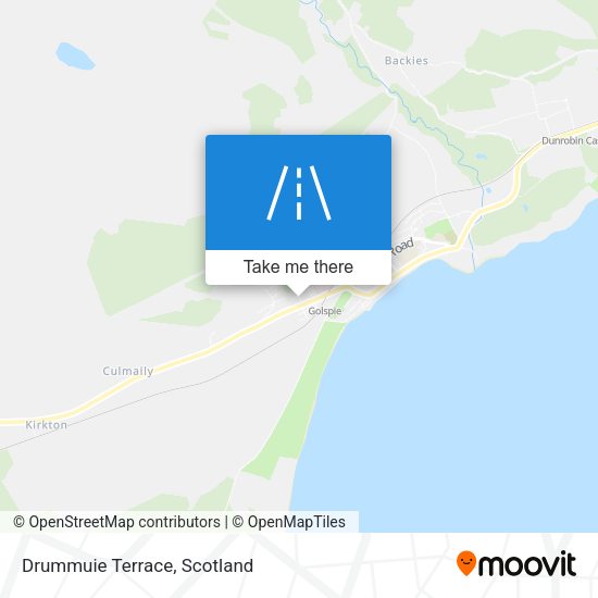 Drummuie Terrace map