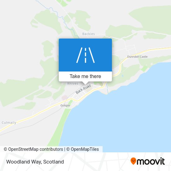 Woodland Way map