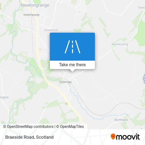 Braeside Road map