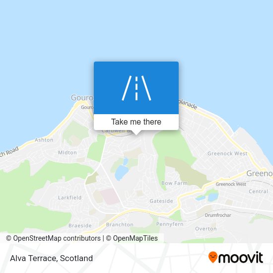 Alva Terrace map