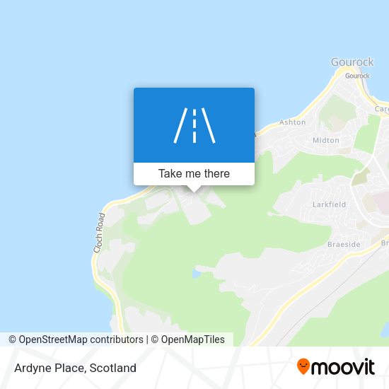 Ardyne Place map