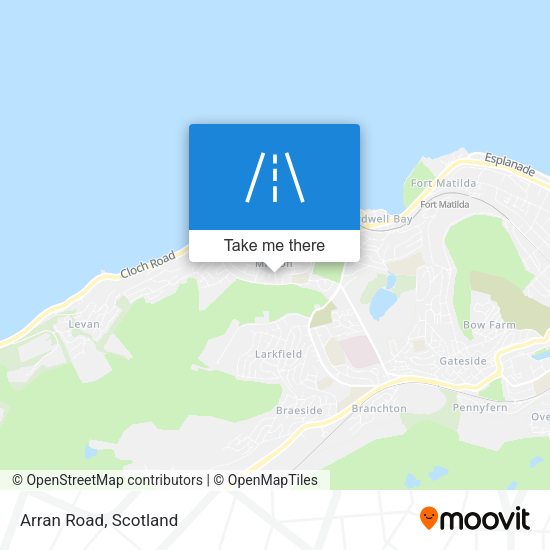 Arran Road map