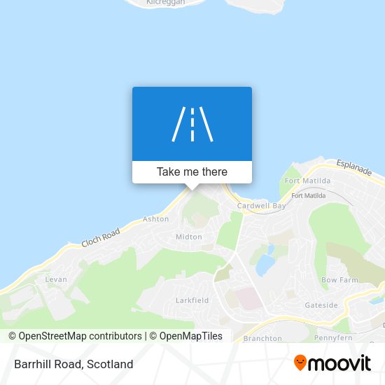 Barrhill Road map