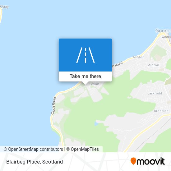 Blairbeg Place map