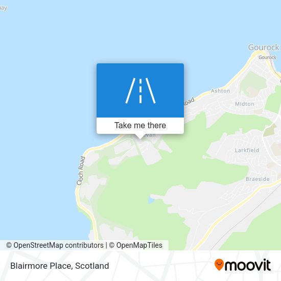 Blairmore Place map