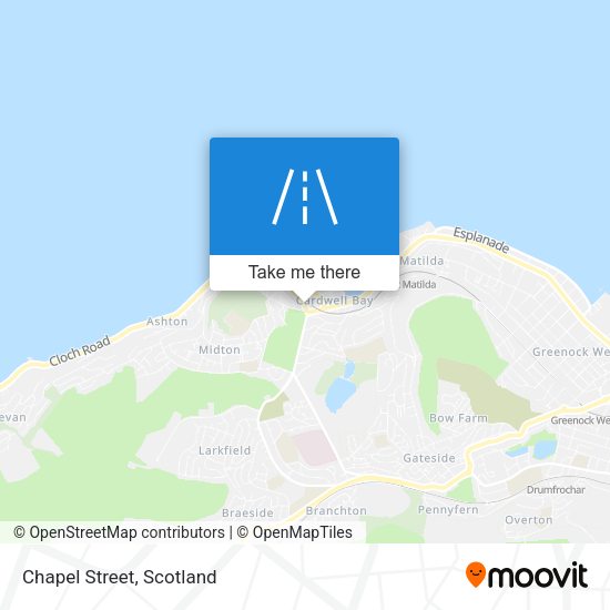 Chapel Street map