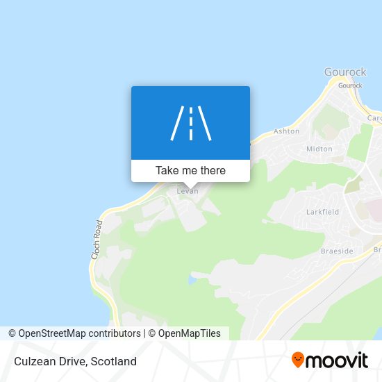 Culzean Drive map