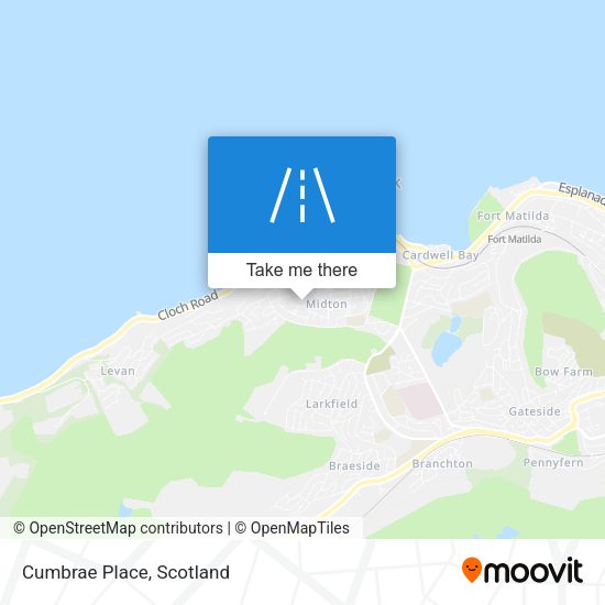 Cumbrae Place map