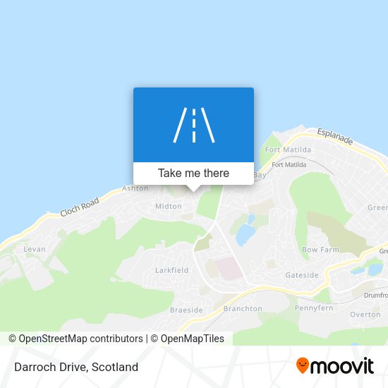 Darroch Drive map