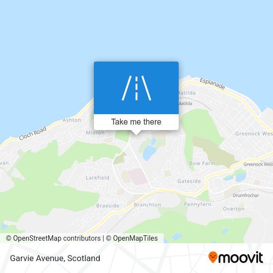 Garvie Avenue map