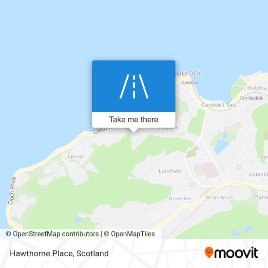Hawthorne Place map