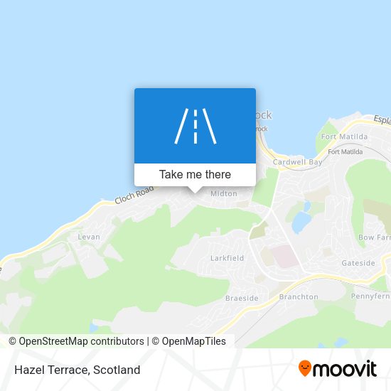 Hazel Terrace map