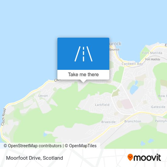 Moorfoot Drive map