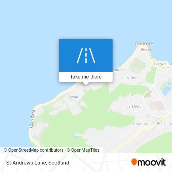 St Andrews Lane map
