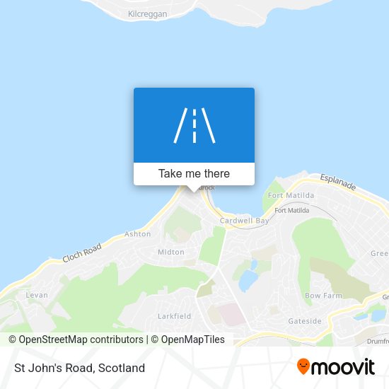 St John's Road map