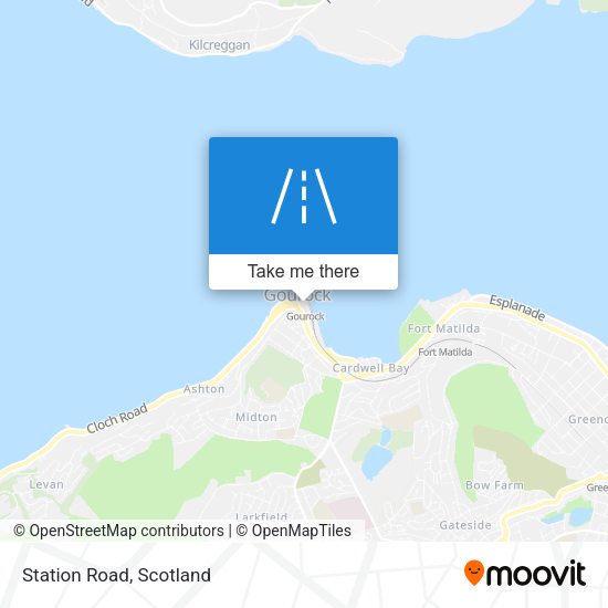 Station Road map