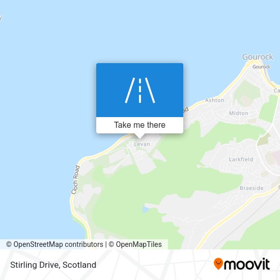 Stirling Drive map
