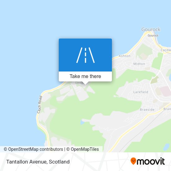 Tantallon Avenue map