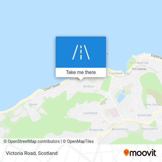 Victoria Road map