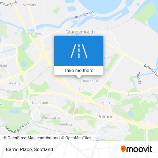 Barrie Place map