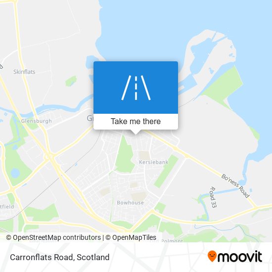 Carronflats Road map