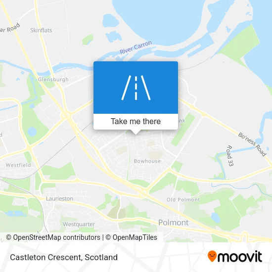Castleton Crescent map